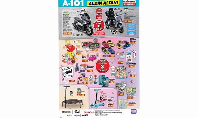 A101’de 21 Ağustos’ta Mobilite, Elektronik ve Konut Eserleri Satışta