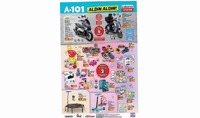 A101’de 21 Ağustos’ta Mobilite, Elektronik ve Mesken Eserleri Satışta