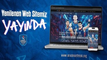 Anadolu Efes Spor Kulübü’nün resmi internet sitesi yenilendi