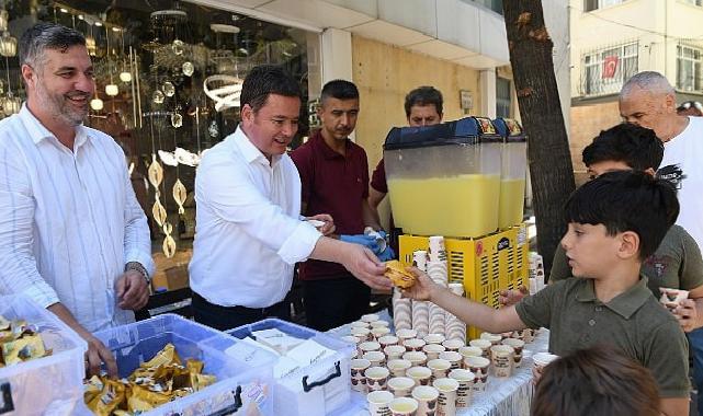 Başkan Aydın, vatandaş ve esnafla buluşmaya devam ediyor