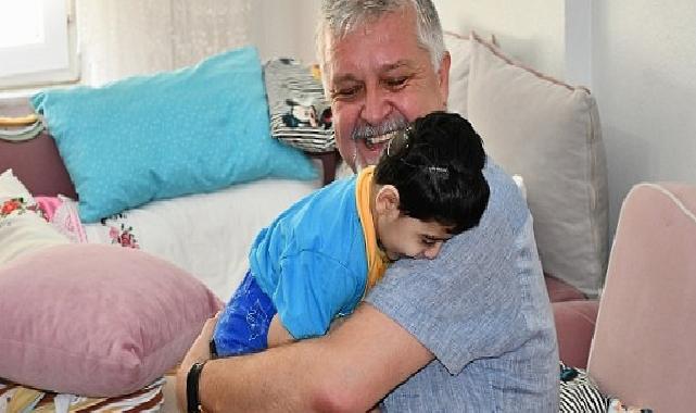 Başkan Gerenli’den minik Poyraz’a moral ziyareti