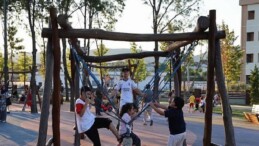 Bu parkta sıhhat ve huzur bir ortada