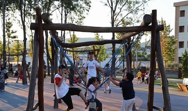 Bu parkta sıhhat ve huzur bir ortada