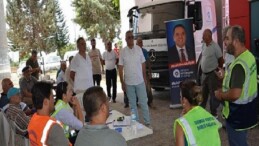 Büyükşehir Alanyalı çiftçilere 10 ton kaolin kili dağıttı