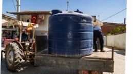 Büyükşehir yanan köylere can suyu oluyor