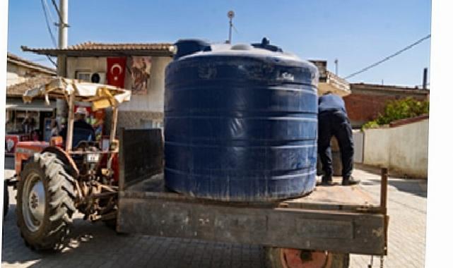 Büyükşehir yanan köylere can suyu oluyor