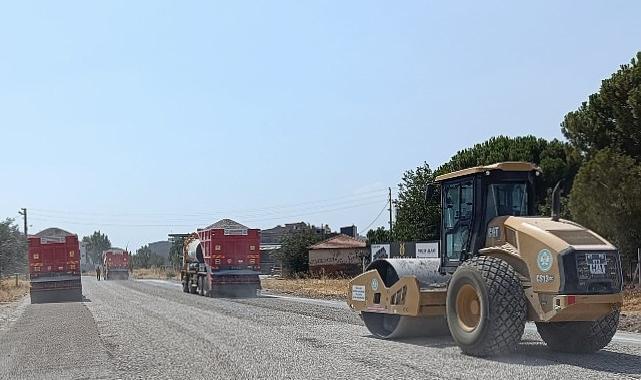 Büyükşehir’den 13 Bin Ton Asfalt, 55 Kilometre Sathi Kaplama