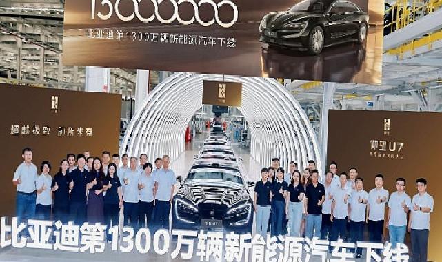 BYD, 13 Milyonuncu Yeni Güç Aracını Üreterek Tarihi Bir Muvaffakiyete İmza Attı