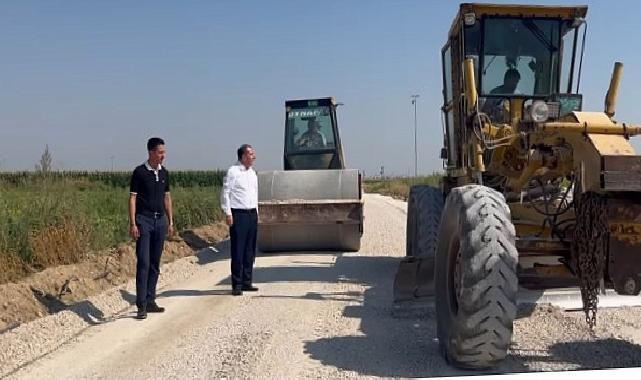 Çumra’da Ulaşım Ağı Güçleniyor 17 Kilometrelik Yol Çalışması Süratle İlerliyor