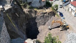 Değirmendere’de toprak kaymasına hızlı müdahale