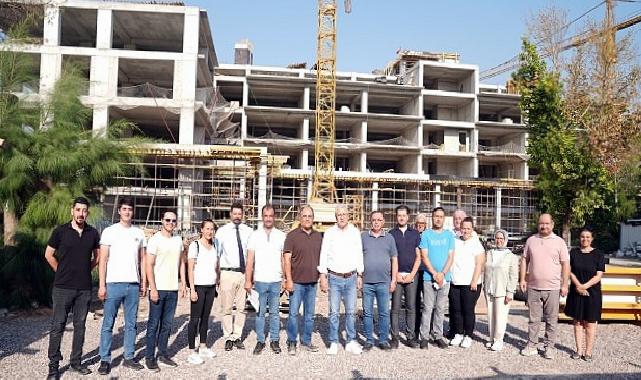 Ege Üniversitesinde dev teknopark kompleksi süratle yükseliyor