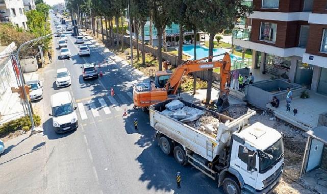 Güzelbahçe Belediyesi İlçenin Ana Arterlerini Yeniliyor