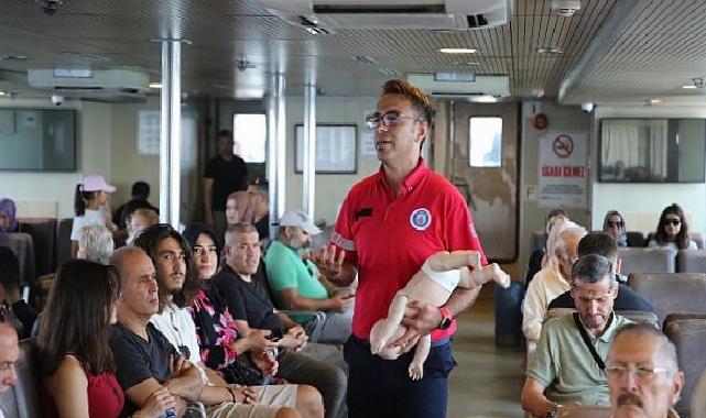 İBB’den vapur sınırlarında ve Adalar’da birinci yardım seferberliği