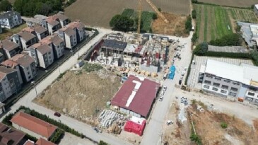 İnegöl’de KYK Erkek Öğrenci Yurdu Üretimine Başlandı