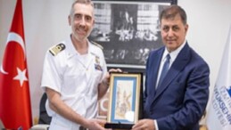 İtalyan Donanması heyetinden Lider Tugay’a ziyaret