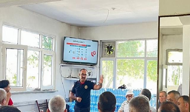 İtfaiyeden yangınlara karşı farkındalık eğitimi