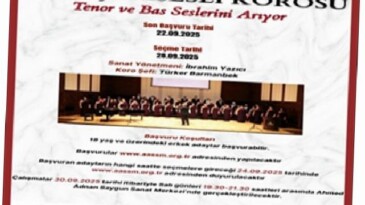 İzmir Büyükşehir Belediyesi’nden korist, tenor ve bas korist alımı
