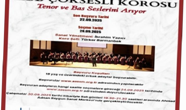İzmir Büyükşehir Belediyesi’nden korist, tenor ve bas korist alımı