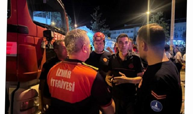 İzmir İtfaiyesi Balıkesir’de misyon başında