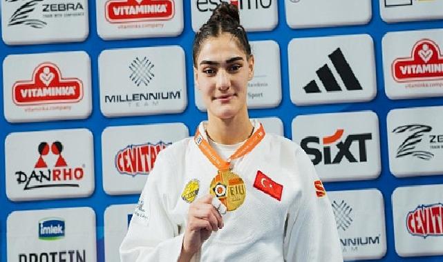 Judocumuz Sinem Oruç’tan Üsküp’te Altın Madalya
