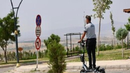 Kahveci Dağı’nda Scooterli Güvenlik Görevlileri
