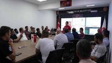 Keçiören Belediyesi işçisine afet ve yangın eğitimi