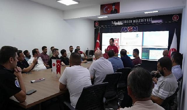 Keçiören Belediyesi işçisine afet ve yangın eğitimi