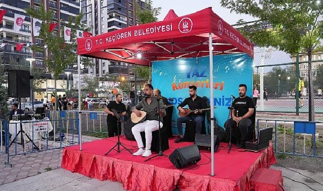 Keçiörenliler Yaz Konserleriyle Gerilim Atıyor