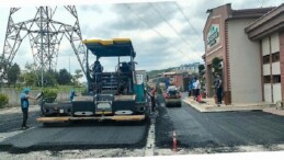 Kent Mezarlığı’nda yollar ve otopark asfaltlandı