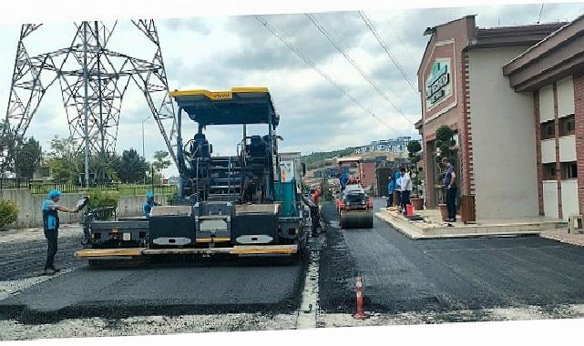 Kent Mezarlığı’nda yollar ve otopark asfaltlandı