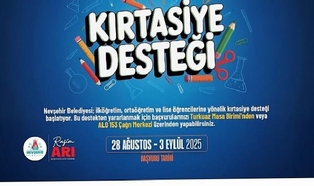 “Kırtasiye Desteği” İçin Müracaatlar Başladı