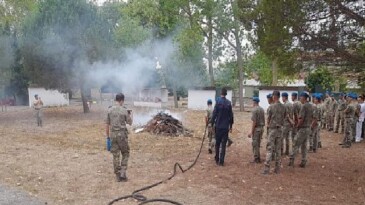 KOBİTEM’in yangın eğitimleri devam ediyor