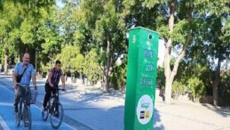 Konya Büyükşehir’in Yapay Zeka Takviyeli Bisiklet Sayaçları Devrede