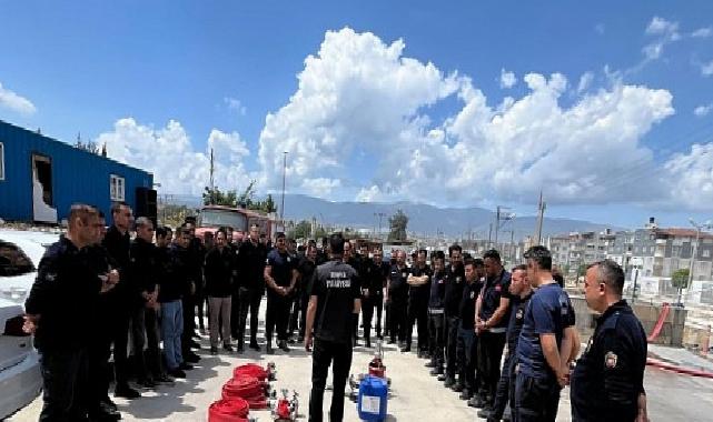 Konya ve Hatay İtfaiyelerinden Eğitimde Örnek İş Birliği