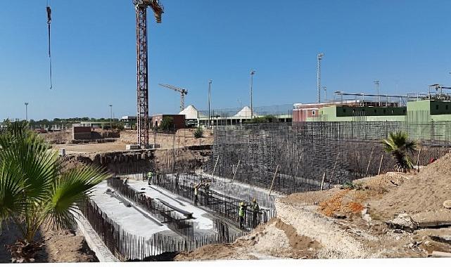 Lara Atıksu Arıtma Tesisi’nde çalışmalar tam gaz