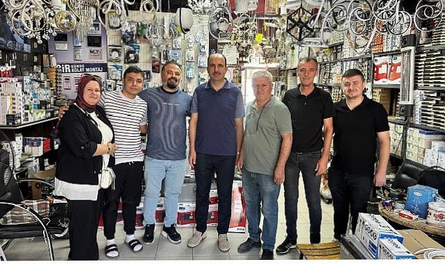 Lider Altay Kent Merkezinde Esnafları Ziyaret Etti