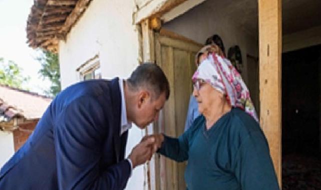 Lider Tugay’dan yangında vefat eden Şahin’in aile konutuna taziye ziyareti