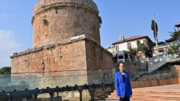 Lider Vekili Özdemir Hıdırlık Kulesi çalışmalarını inceledi