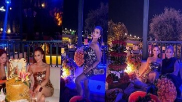 Melisa Özmen’e doğum gününde güller yağdı