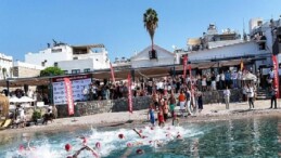 Memorial ve Yüzme Federasyonu Bodrum’da Sıhhate Kulaç Attı