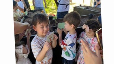 Miniklere tabiattan sofraya tarım eğitimi
