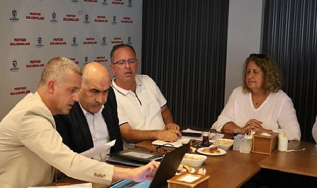 Muhtarların talepleri Büyükşehir’de karşılık buldu