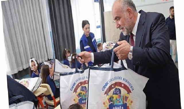 Okula Başlayan Tüm Öğrencilere Çanta ve Kırtasiye Seti Canik Belediyesi’nden!