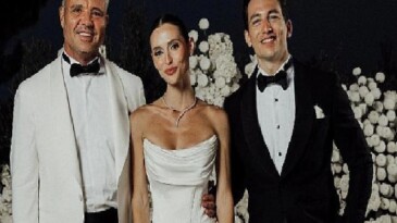 Sadettin Saran’ın kızı Lal Saran, Tolga İrdem ile Assos’ta Evlendi