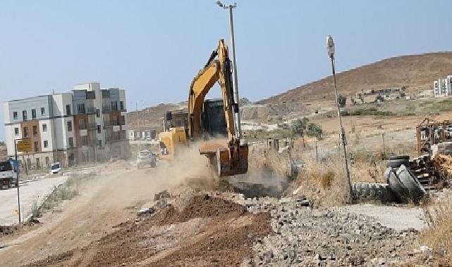 Seferihisar’da 2 kilometrelik yol yenileme çalışması başladı