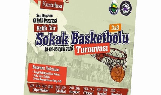 Sokak Basketbolu Turnuvası Müracaatları Başladı