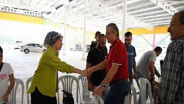 Tekirova pazar yerinde kuralar çekildi