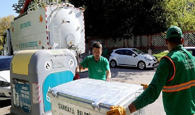 Tertemiz Çankaya için yeni çöp konteynerleri