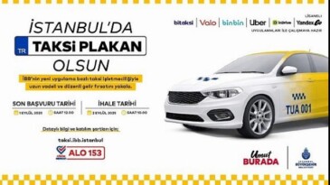 Uygulama Bazlı Taksi İçin Yeni İhale 2 Eylül’de