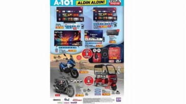 11 Eylül’de A101’den Motosiklet ve Şarj İstasyonu Fırsatları